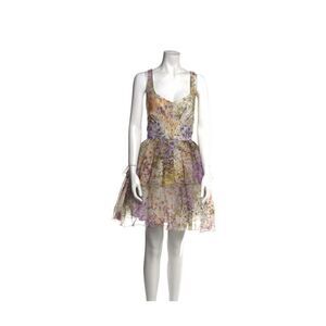 ABS Allen Schwartz Floral Mini Dress - Multicolor
